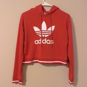 Super fun, cropped adidas hoodie